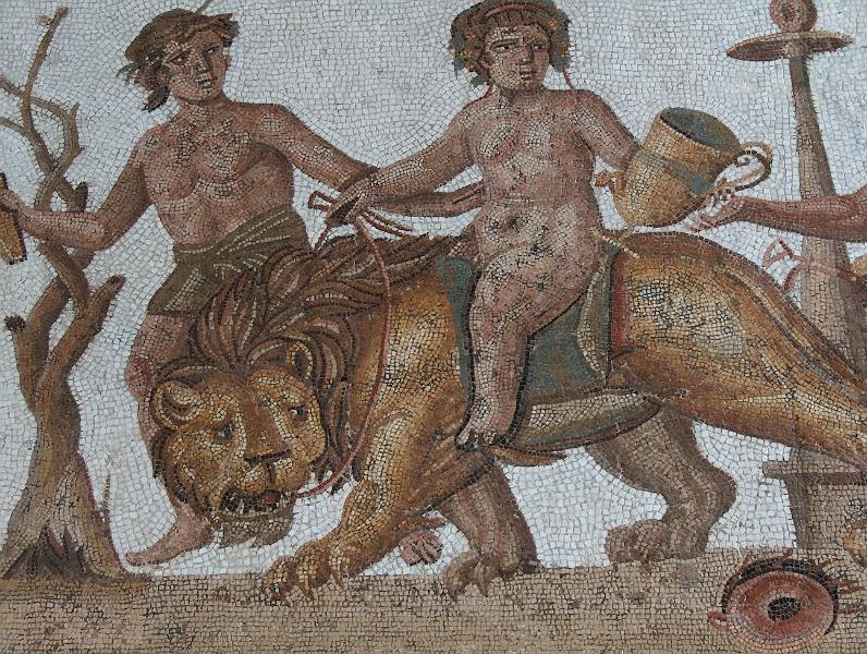 191 EL JEM mosaique.JPG